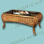 Rattan table