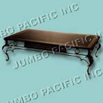 Wrought iron table.