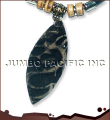 antique black tribal necklace
